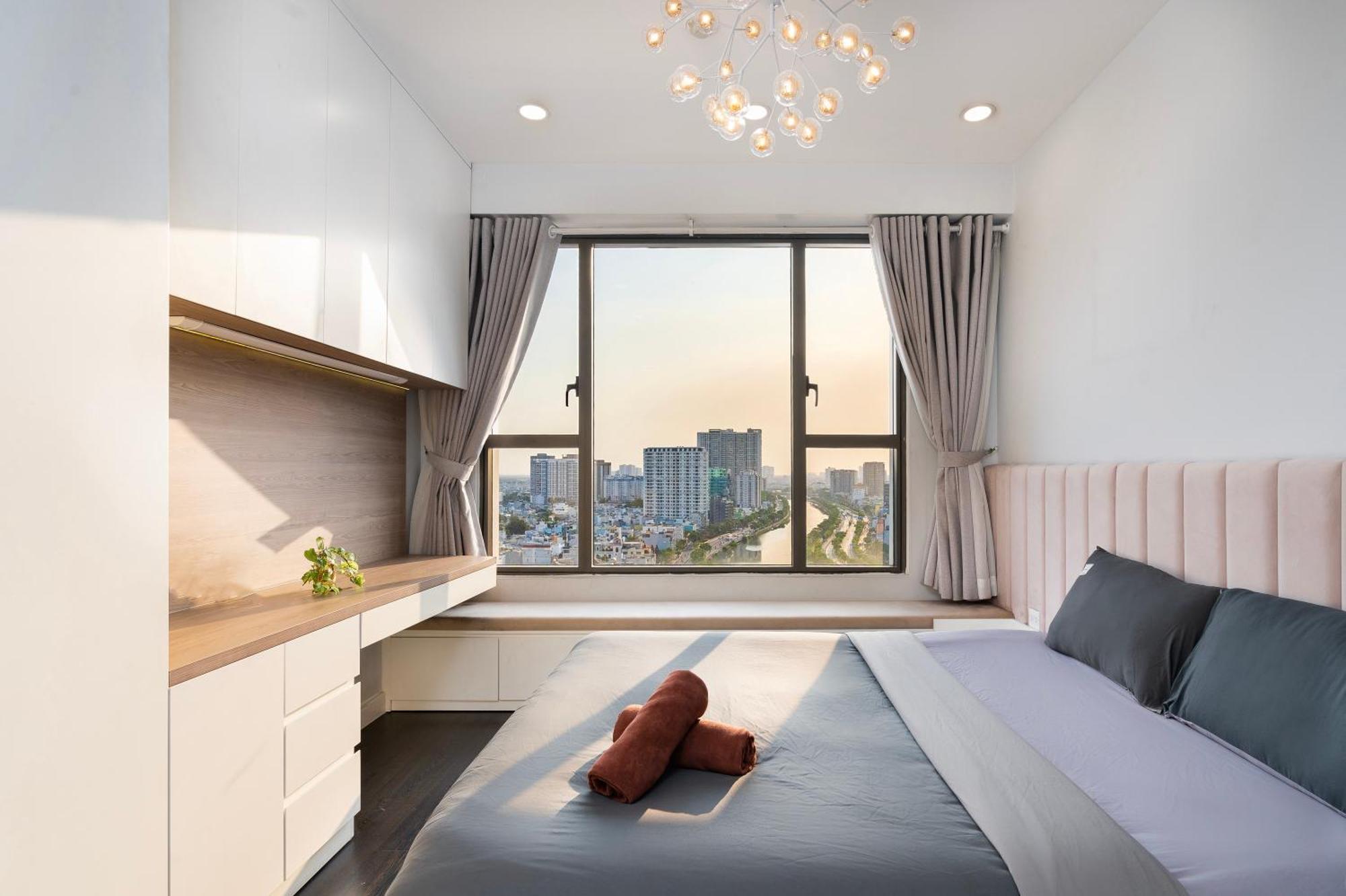 Double E Saigon Apartment In Rivergate Building Ho Chi Minh City Bagian luar foto