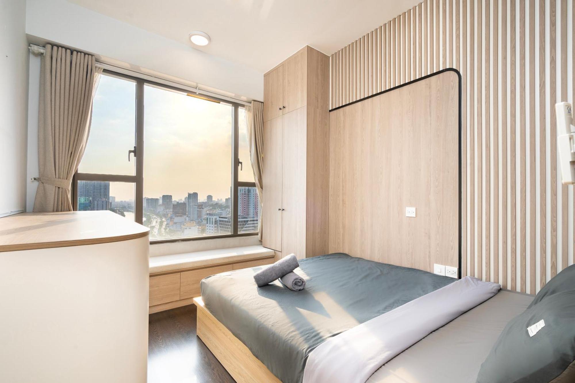 Double E Saigon Apartment In Rivergate Building Ho Chi Minh City Bagian luar foto