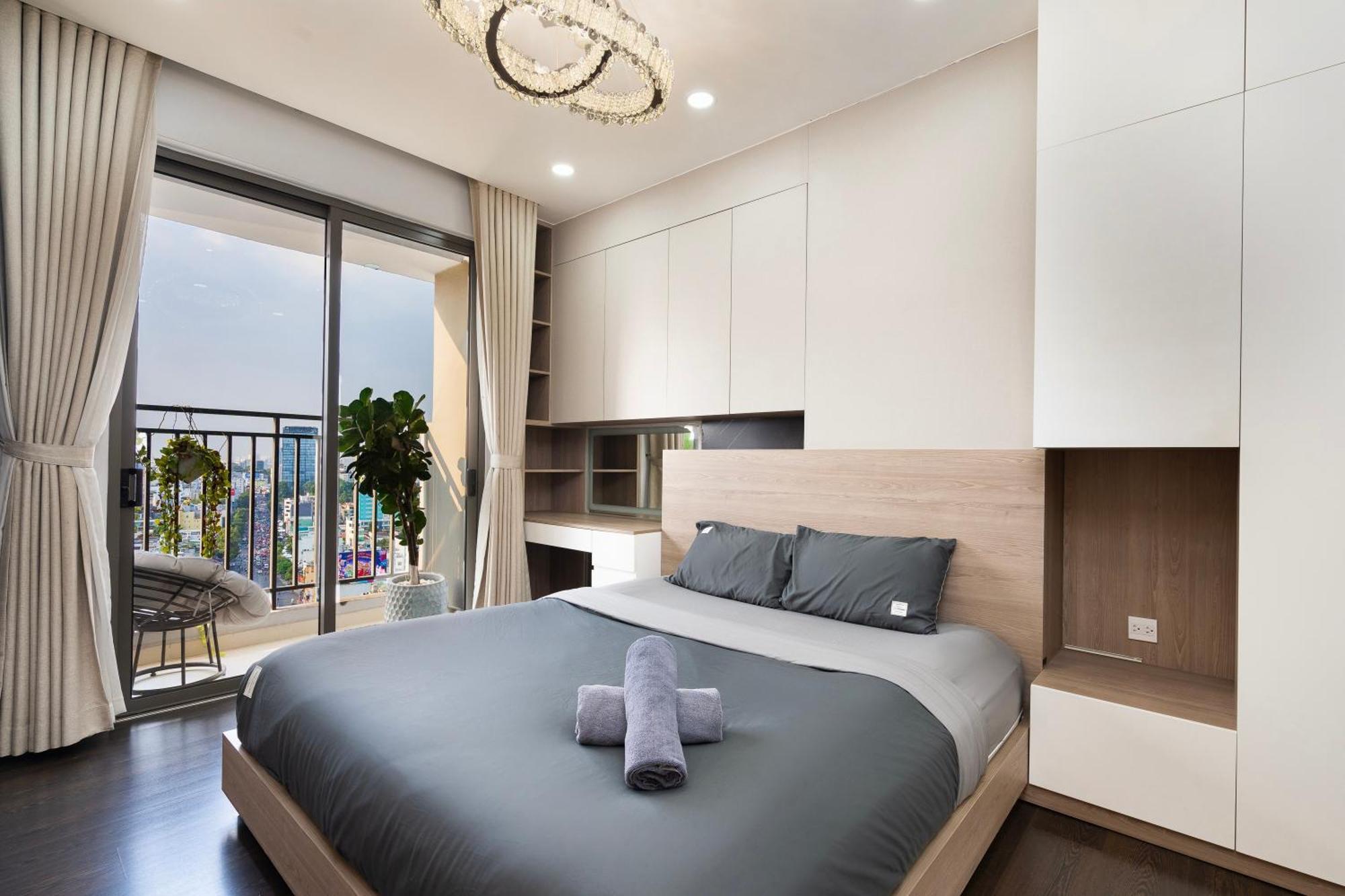 Double E Saigon Apartment In Rivergate Building Ho Chi Minh City Bagian luar foto