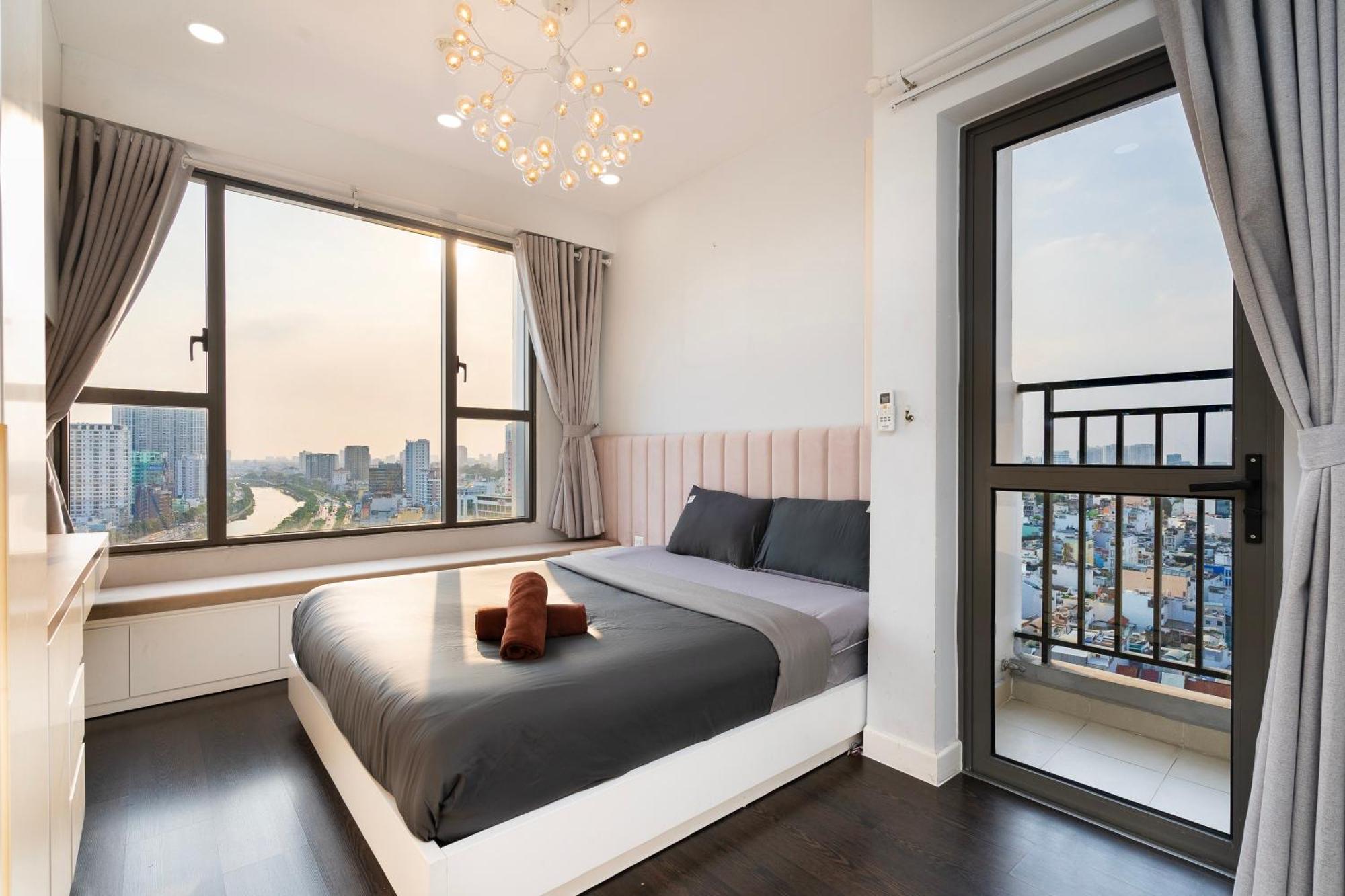 Double E Saigon Apartment In Rivergate Building Ho Chi Minh City Bagian luar foto