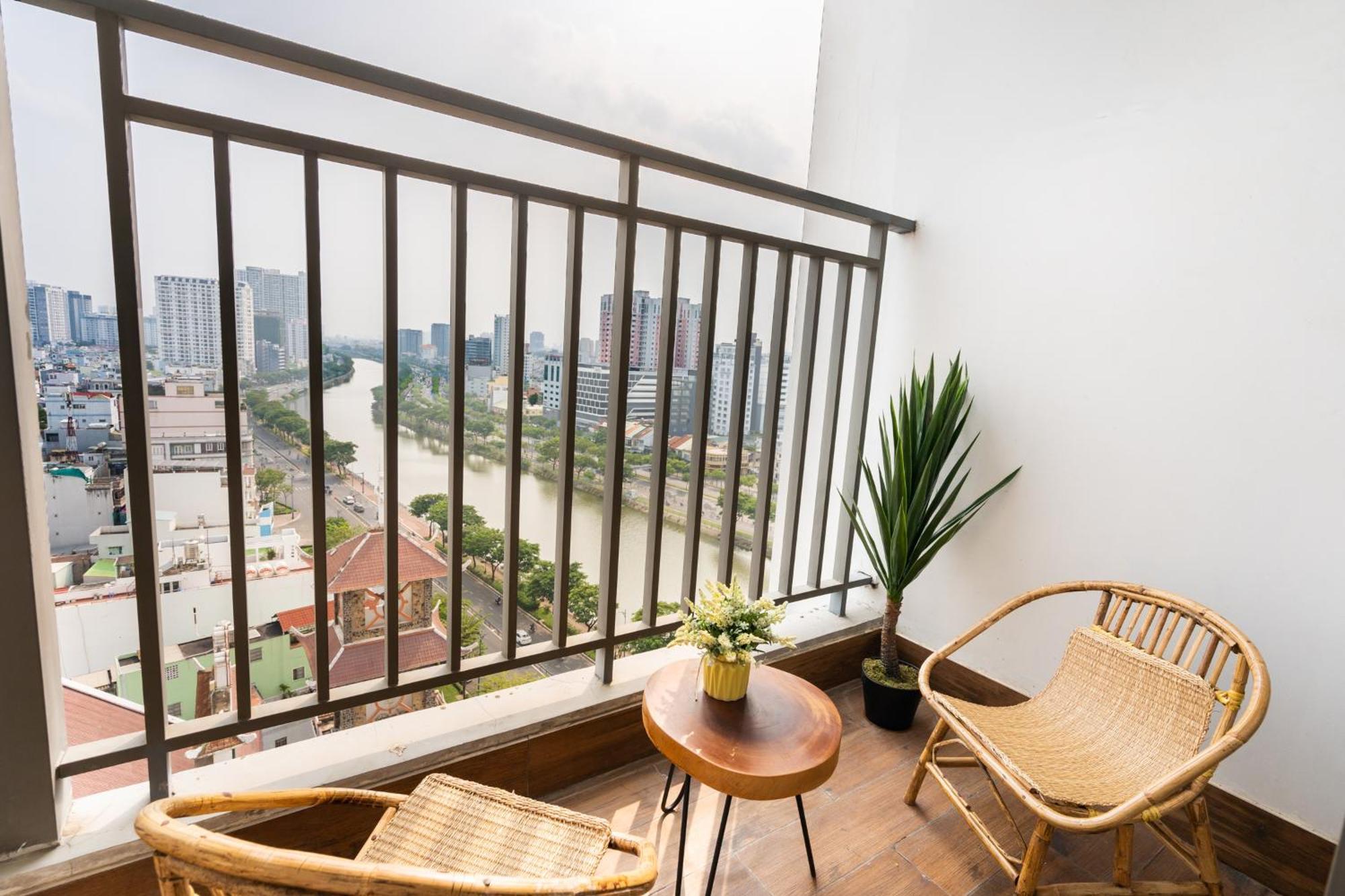 Double E Saigon Apartment In Rivergate Building Ho Chi Minh City Bagian luar foto