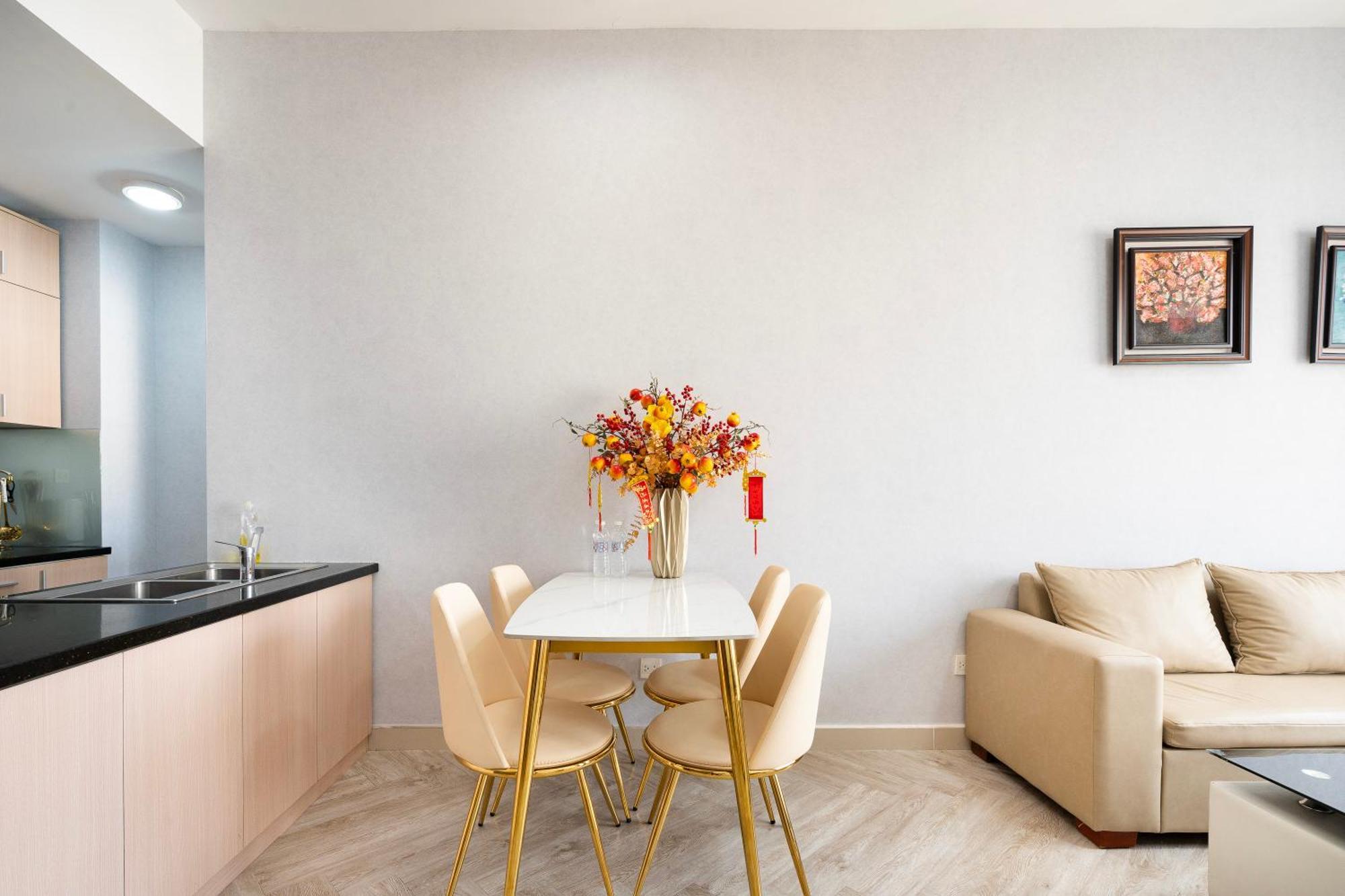 Double E Saigon Apartment In Rivergate Building Ho Chi Minh City Bagian luar foto