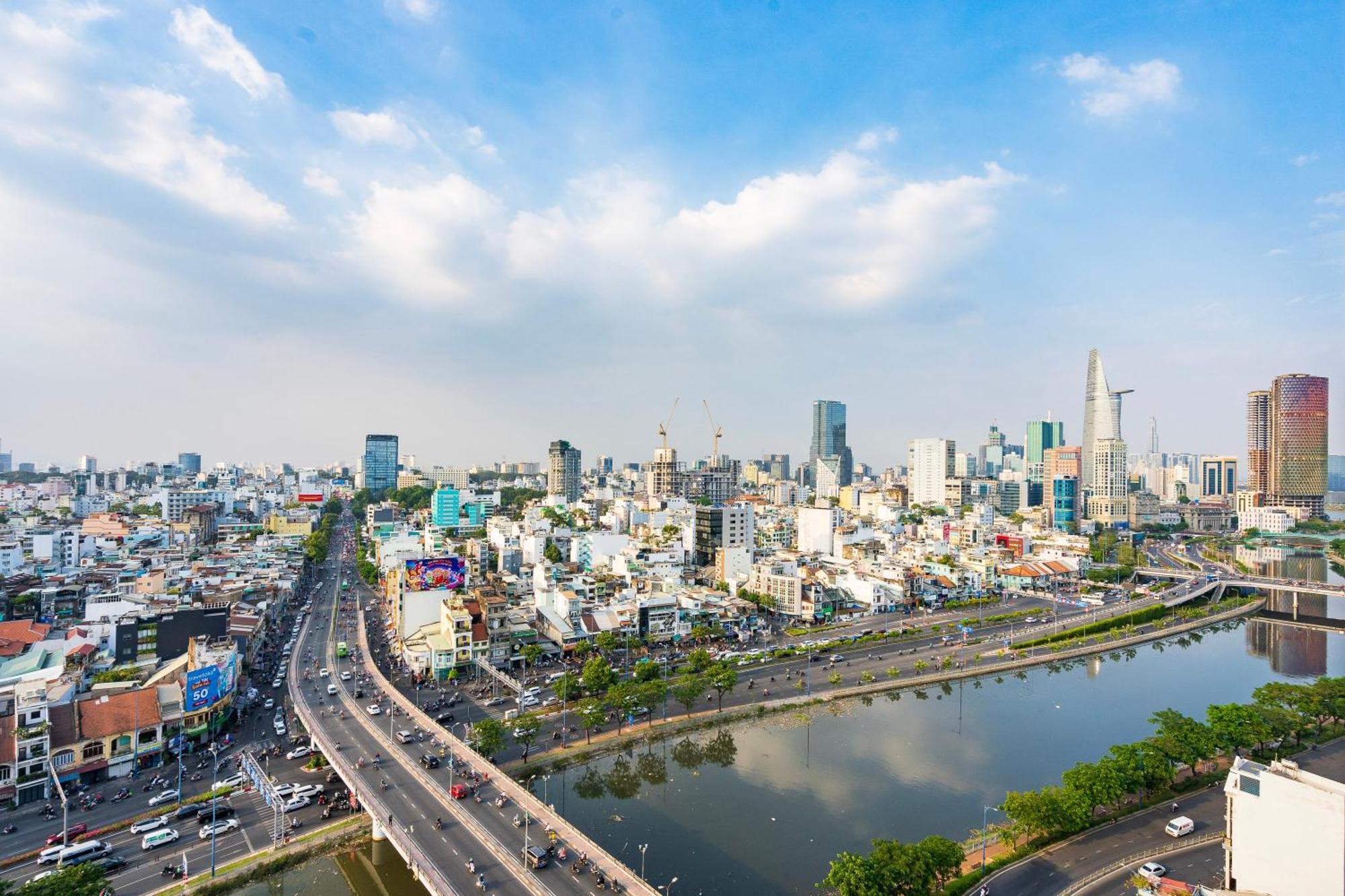Double E Saigon Apartment In Rivergate Building Ho Chi Minh City Bagian luar foto