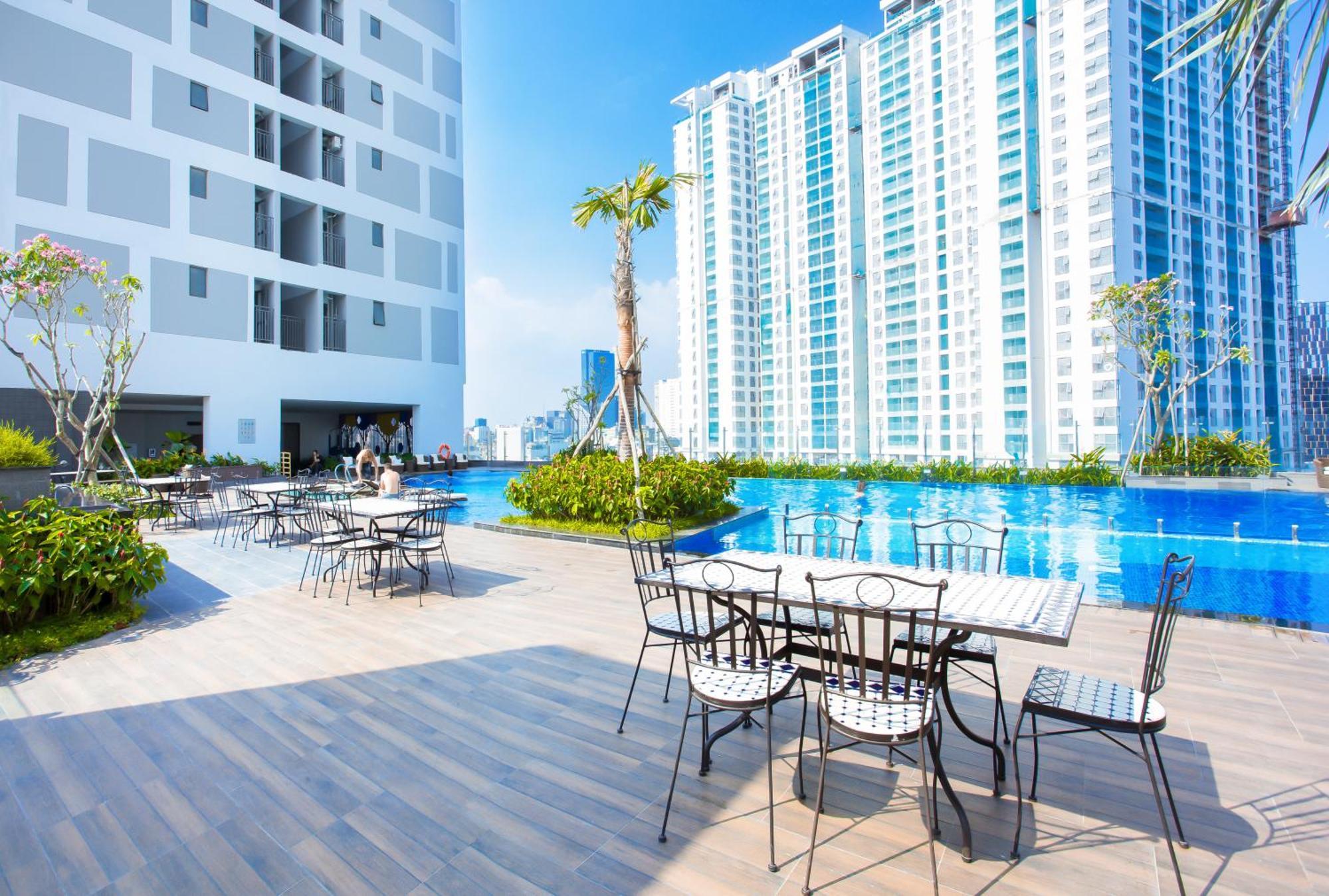 Double E Saigon Apartment In Rivergate Building Ho Chi Minh City Bagian luar foto