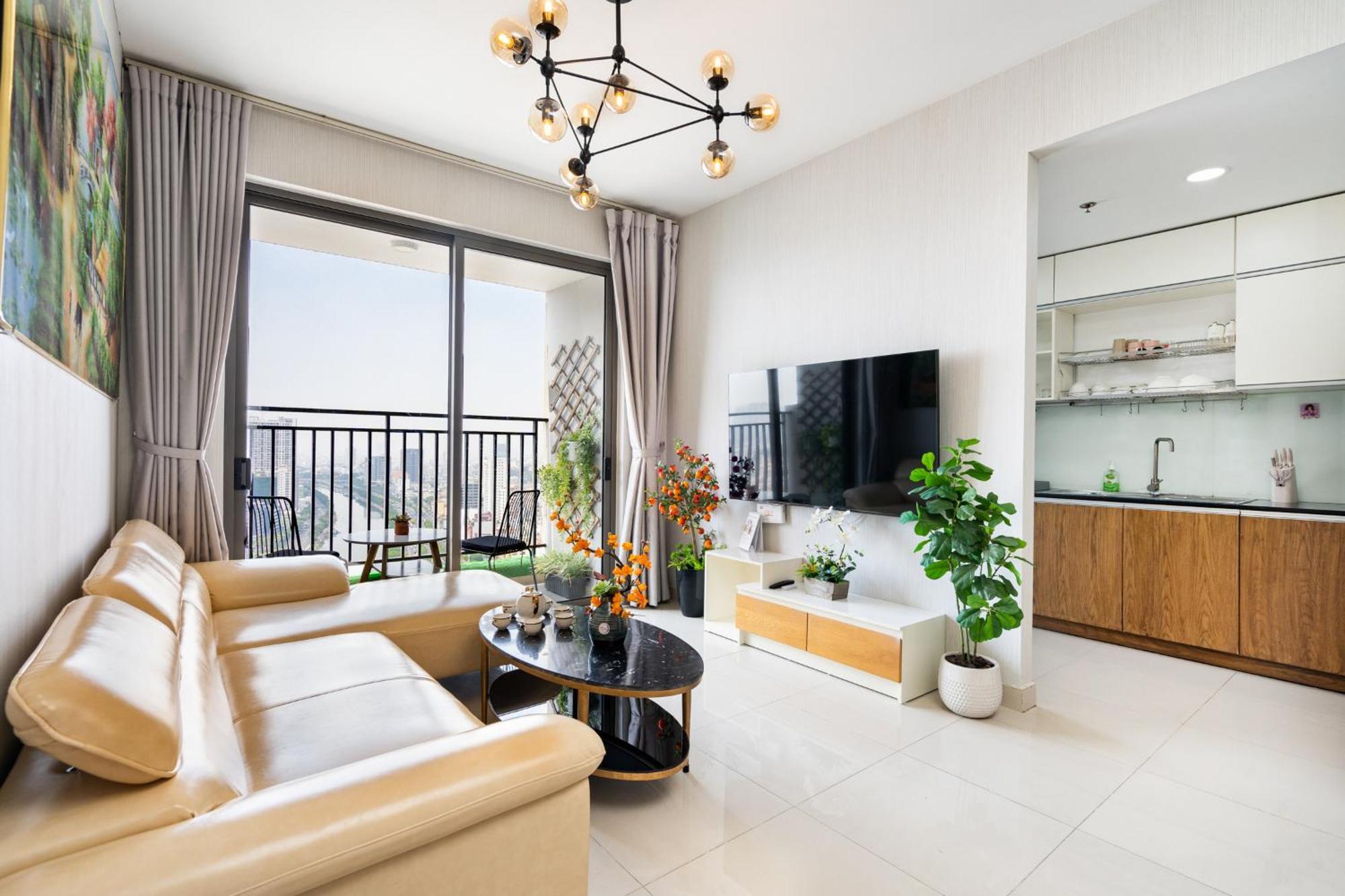 Double E Saigon Apartment In Rivergate Building Ho Chi Minh City Bagian luar foto