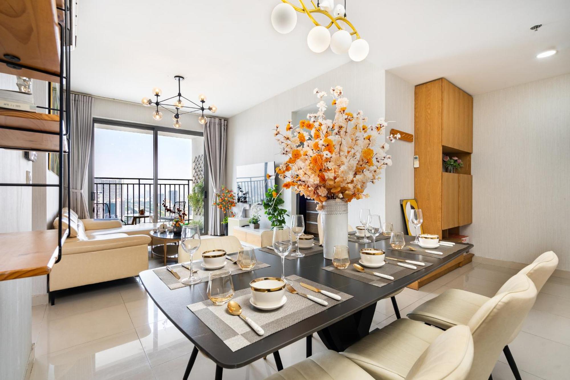 Double E Saigon Apartment In Rivergate Building Ho Chi Minh City Bagian luar foto